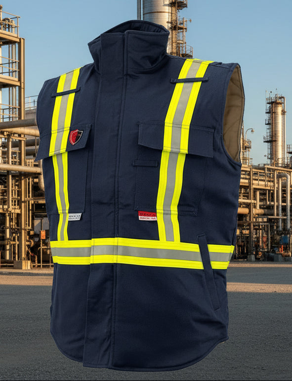 Atlas Guardian® FR/AR Navy Insulated Vest 2194NB