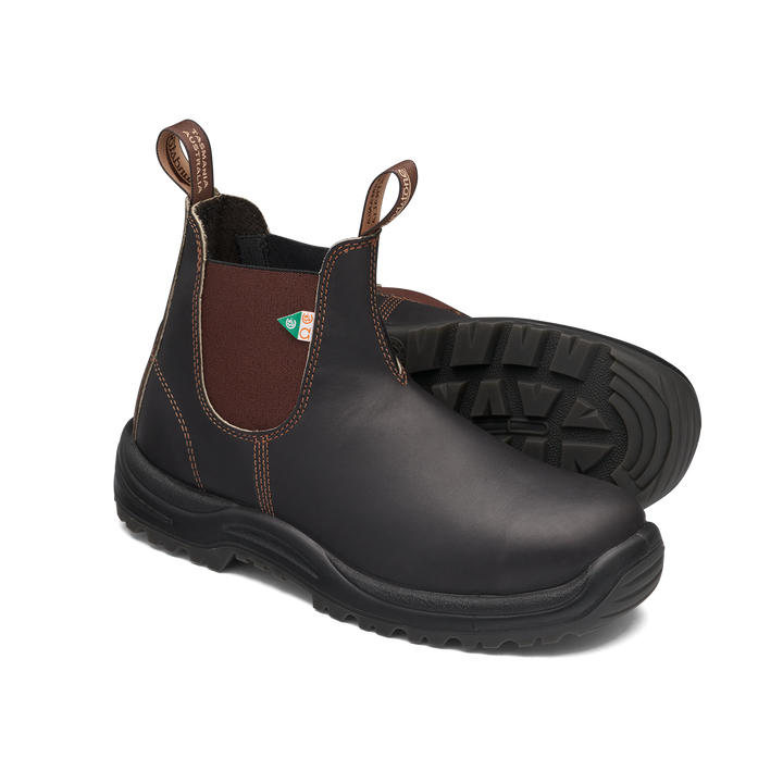 Blundstone 162 Unisex CSA Stout Brown Chelsea Work Boot