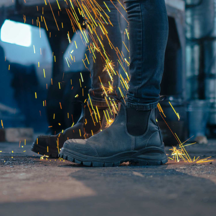 Blundstone XFR 968 Unisex CSA Black Chelsea Work Boot