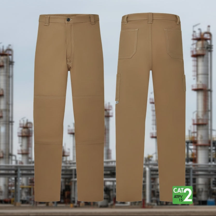 IFR Men's Carmel Duck FR Avenger 9 oz Duck Work Pants APC3610