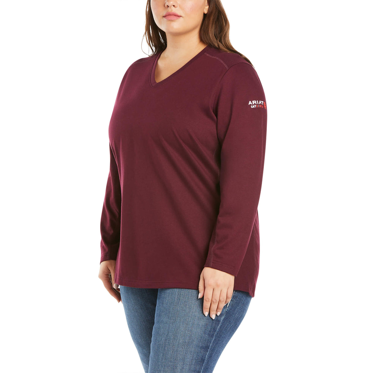ARIAT Women's FR AC T-Shirt - Malbec
