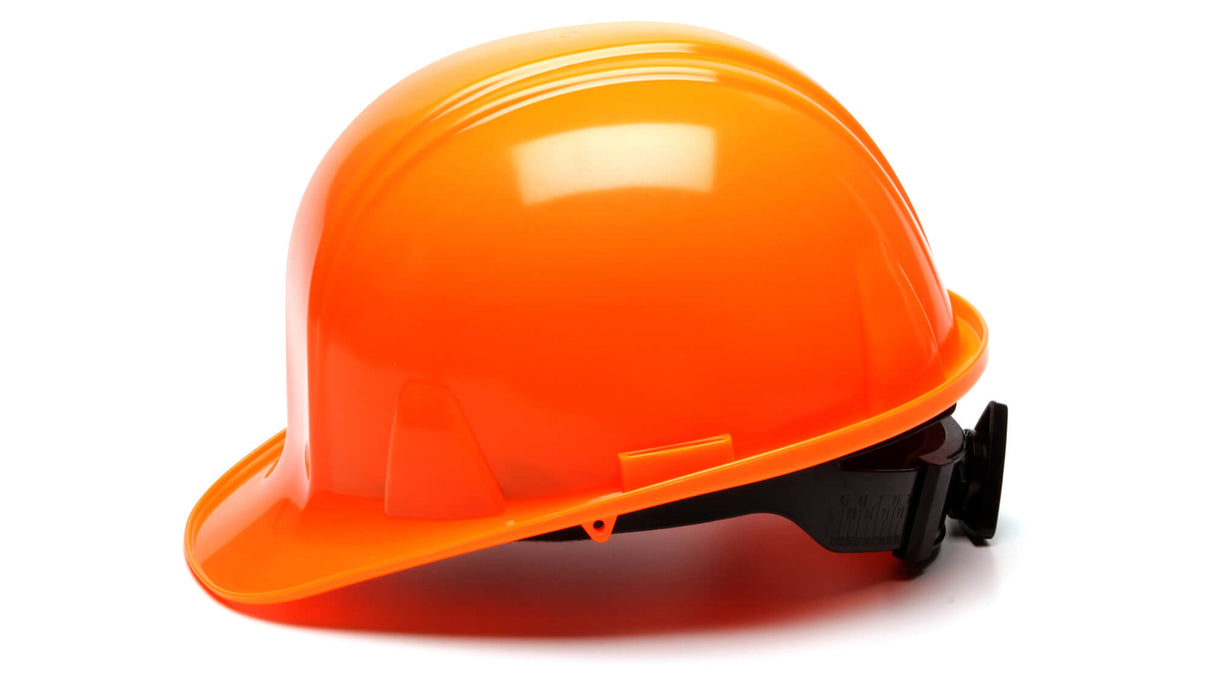 Pyramex Hi Vis Orange SL Standard Hard Hat 4 Point HP14141