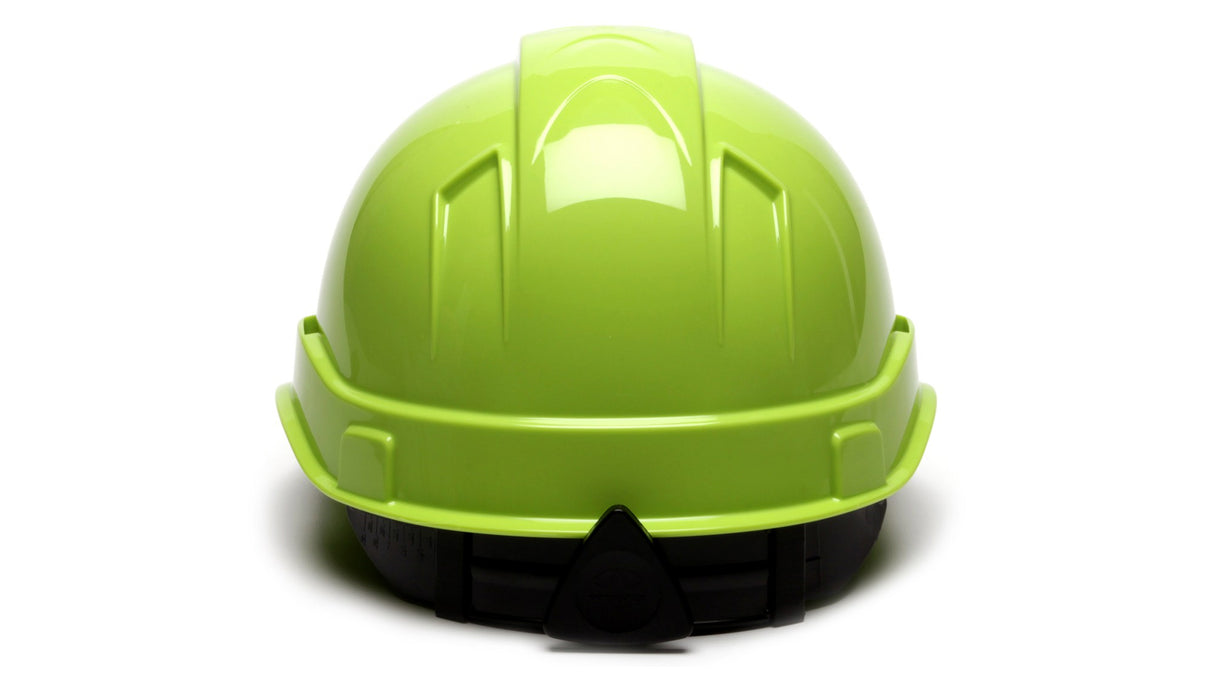 Pyramex Hi Vis Lime Ridgeline Standard 4 Pt Ratchet Suspension HP44131C