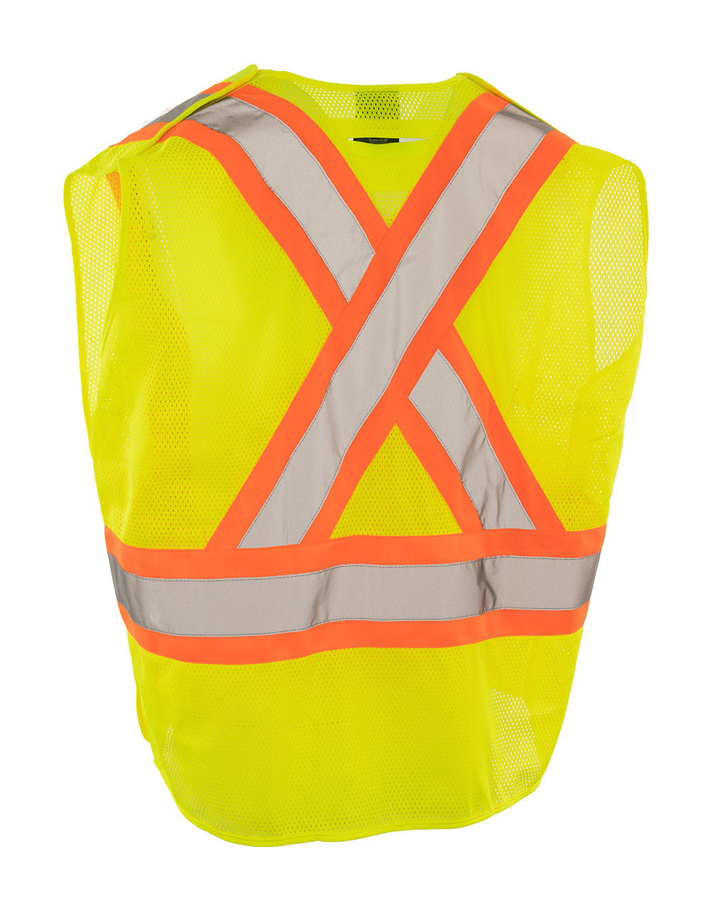 Forcefield FR 5-Point Tear-away Lime Hi Vis Safety Vest 022-TVFR5OR-