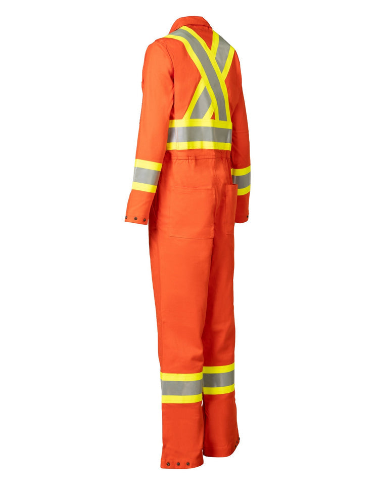 Forcefield Women's Cotton FR/ARC Orange Coverall 024-WFRCOR-