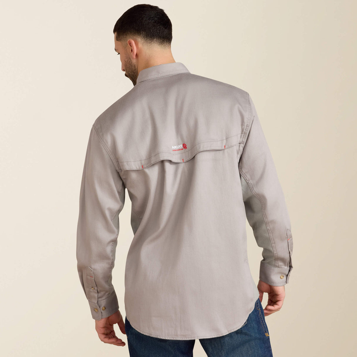 Ariat FR Silver Fox Button Down Vented Work Shirt 10019063