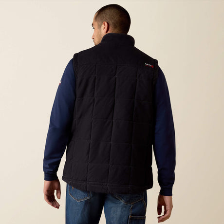 Ariat Men's FR Crius Black Insulated Vest 10027847