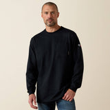 Ariat FR Black Stretch Logo T-Shirt 10039295