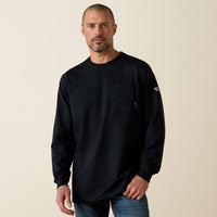 Thumbnail for Ariat FR Black Stretch Logo T-Shirt 10039295