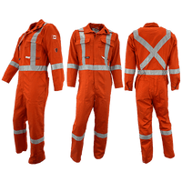 Thumbnail for Atlas Guardian Orange AR/FR Mens Coveralls 1072OR