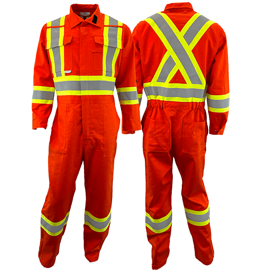 Atlas Guardian Orange AR/FR 4" Tape Mens Coveralls 1074OR