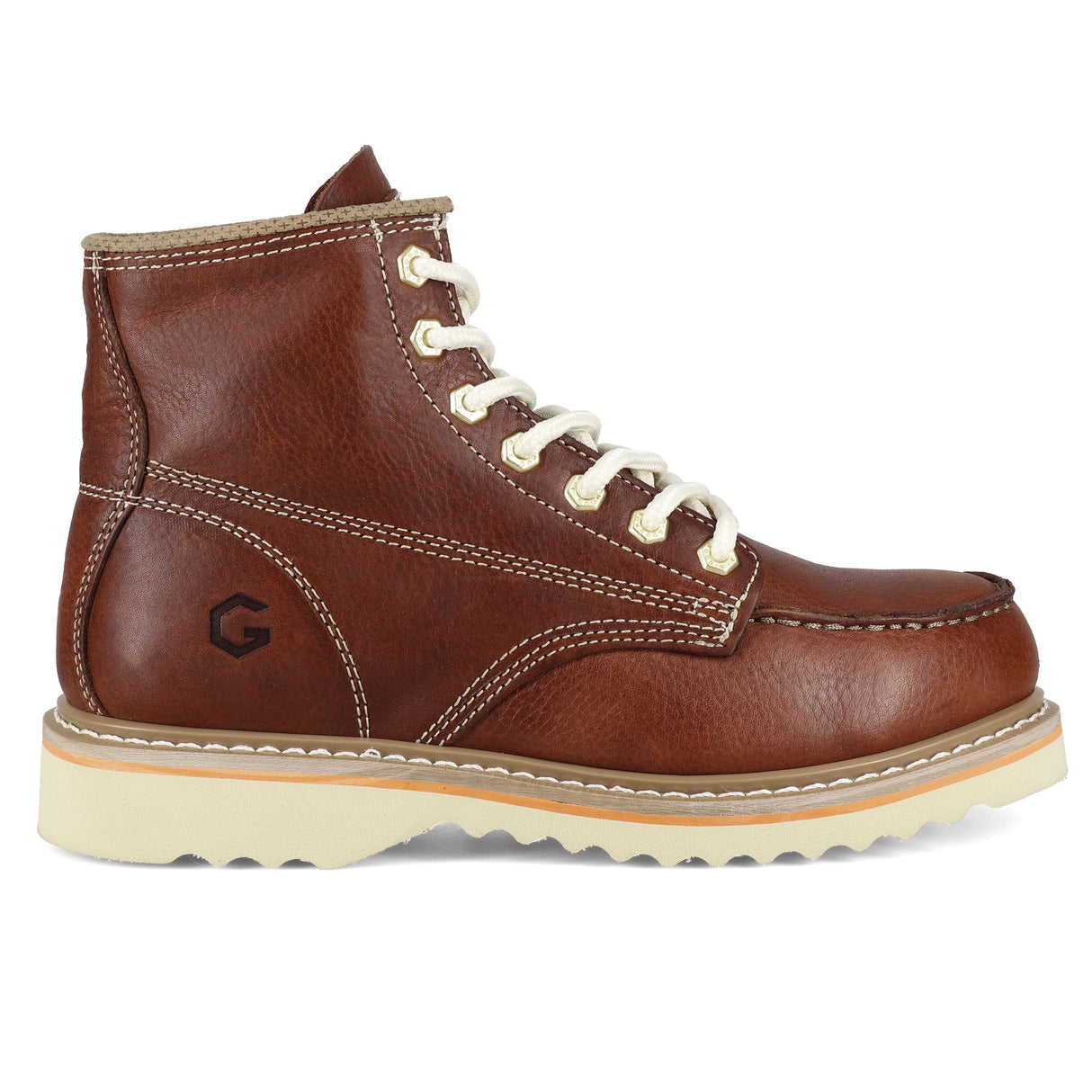 J.B Goodhue Brown Farmer 2 CSA 6" Steel Toe Work Boot 00748