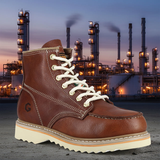 J.B Goodhue Brown Farmer 2 CSA 6" Steel Toe Work Boot 00748