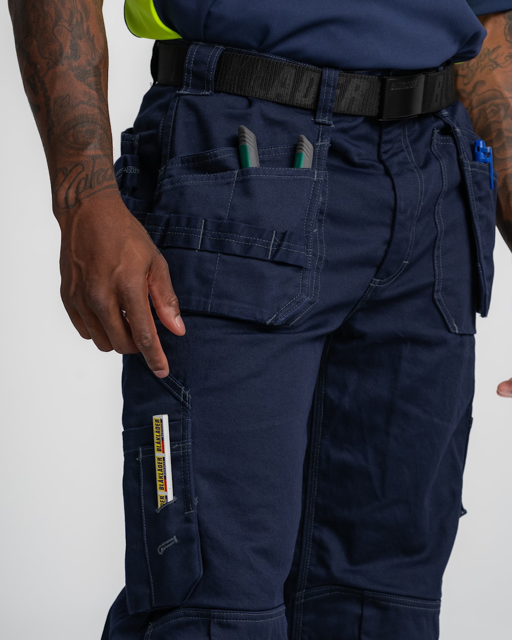 Blaklader Navy 1636 FR Pants With Utility Pockets