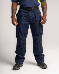 Thumbnail for Blaklader Navy 1636 FR Pants With Utility Pockets