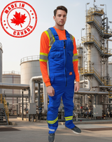 Premium Royal Blue Insulated AR/FR Bib Overalls