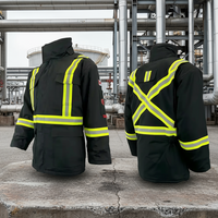 Thumbnail for Atlas GuardianÂ® FR/AR Black Insulated Parka 2191BLK