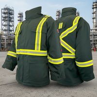 Thumbnail for Atlas GuardianÂ® FR/AR Green Insulated Parka 2191GN