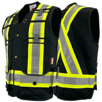 Thumbnail for Atlas AR/FR Black Surveyor Vests 2272BLK