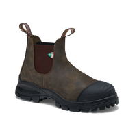 Thumbnail for Blundstone XFR 962 Unisex CSA Waxy Rustic Brown Chelsea Work Boot