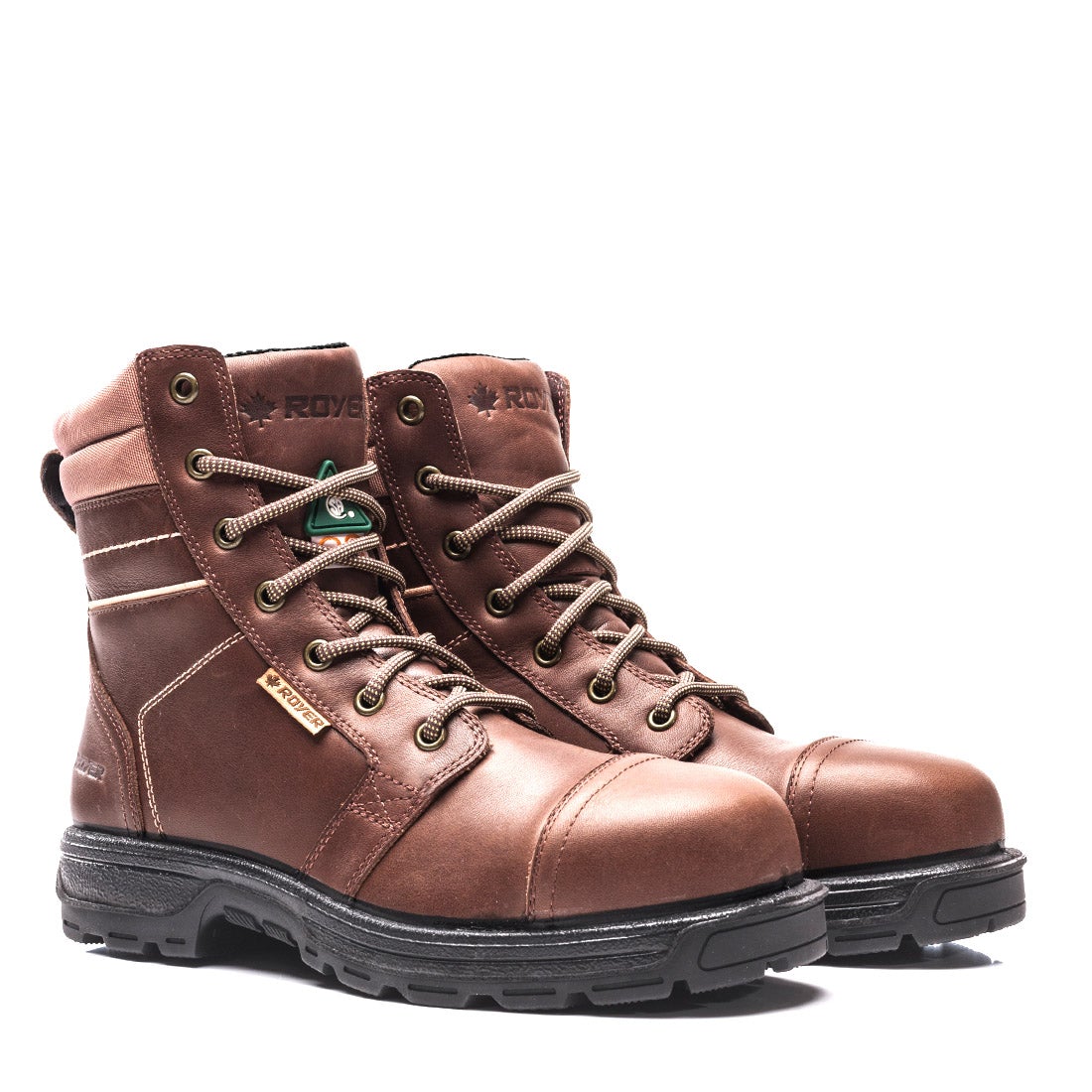 Leather Ladies Work Boots Canada Royer Woman's Agility Brown