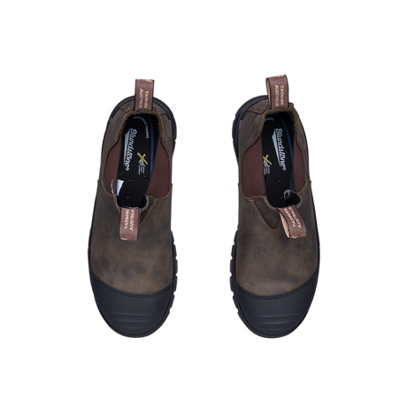 Blundstone XFR 962 Unisex CSA Waxy Rustic Brown Chelsea Work Boot