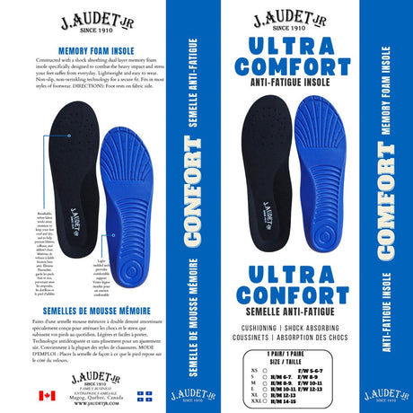 J. Audet Ultra Comfort Anti-fatigue Insoles