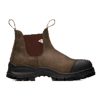 Thumbnail for Blundstone XFR 962 Unisex CSA Waxy Rustic Brown Chelsea Work Boot