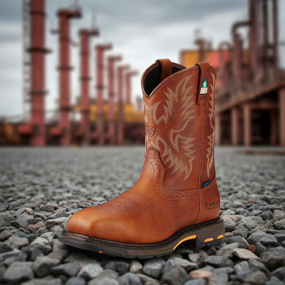 10 ファッション ARIAT メンズ ランブラー レザー スクエアトゥ ウエスタンブーツ US サイズ: 7.5 Wide Ariat メンズ, image size:960x960