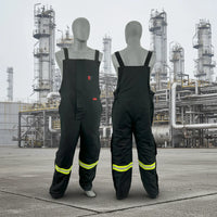 Thumbnail for Atlas Black Men's GuardianÂ® FR/AR Insulated Bibs 2192BLK