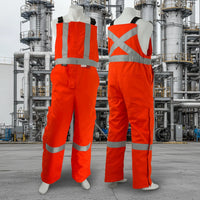 Thumbnail for Atlas Orange Men's GuardianÂ® FR/AR Insulated Bibs 2192OR