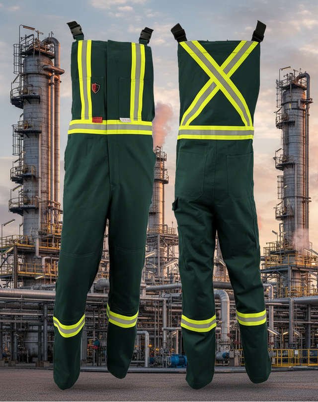 Men's Atlas Guardian Green AR/FR Bibs 3072GN