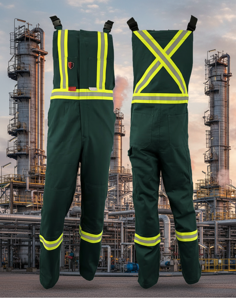 Men's Atlas Guardian Green AR/FR Bibs 3072GN