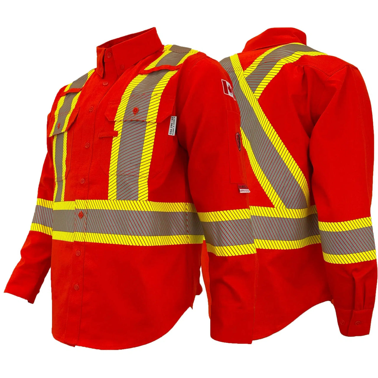 Atlas Orange Men's Guardian® FR/AR Work Shirts 4044OR