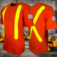 Thumbnail for Atlas Guardian AR/FR OHSA Hi Vis Short Sleeve T-Shirts 506OR
