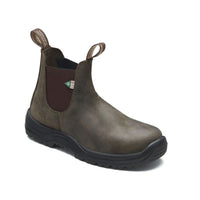 Thumbnail for Blundstone 180 Unisex CSA Waxy Rustic Brown Chelsea Work Boot