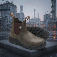 Thumbnail for Blundstone 180 Unisex CSA Waxy Rustic Brown Work Boot