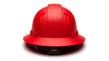 Pyramex Red Graphite Ridgeline Full Brim Hard Hat HP54121