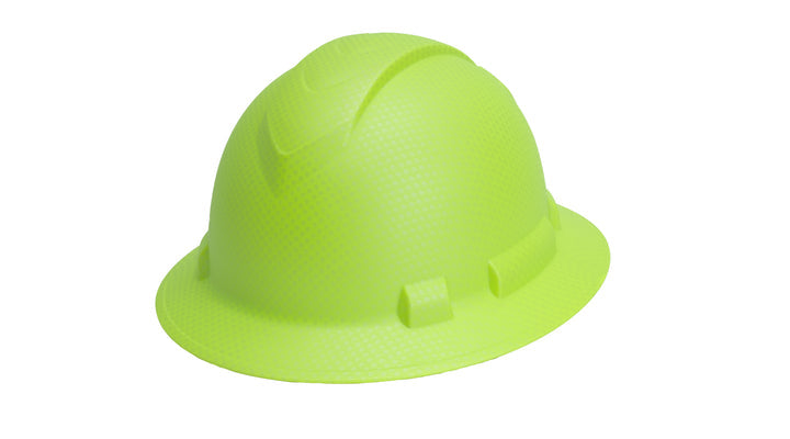 Pyramex Lime Graphite Ridgeline Full Brim Hard Hat HP54124