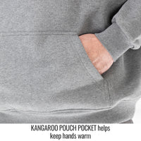 Thumbnail for Black Stallion AR/FR Navy Pullover Hooded Sweatshirt JF1340-GY