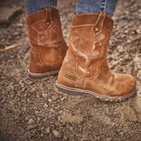 Thumbnail for Women's Kodiak Wheat Bralorne Wellington Waterproof Work Boot 8354WT