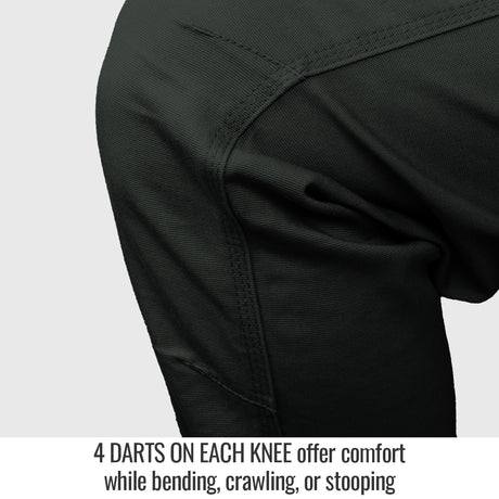 Black Stallion 10 oz. Charcoal Gray AR/FR Stretch Canvas Utility Pant PF5530-CG