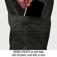 Thumbnail for Black Stallion 10 oz. Charcoal Gray AR/FR Stretch Canvas Utility Pant PF5530-CG