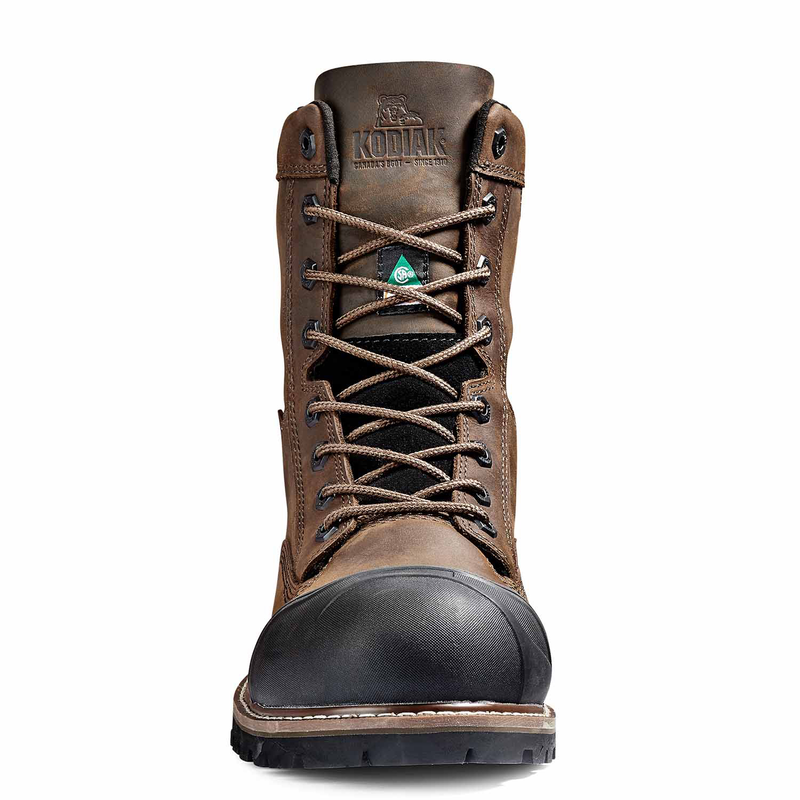 Men's Kodiak Dark Brown McKinney M.U.T.™ 8" Waterproof Work Boot 4TEPDB