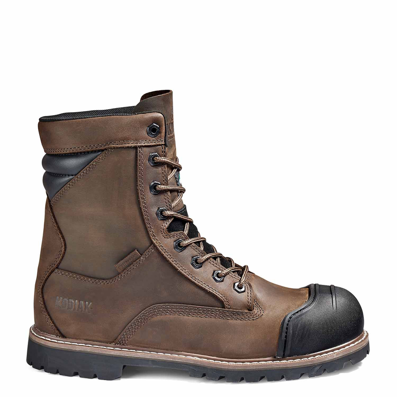 Men's Kodiak Dark Brown McKinney M.U.T.™ 8" Waterproof Work Boot 4TEPDB