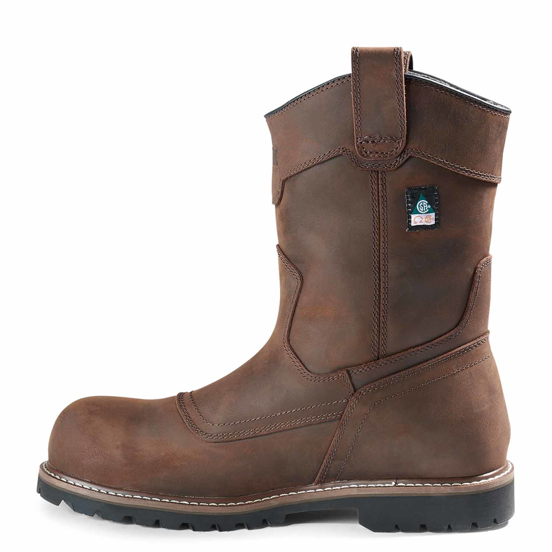 Men's Kodiak Dark Brown McKinney Wellington Waterproof Work Boot 4TERDB