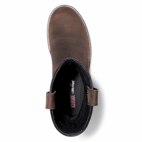 Men's Kodiak Dark Brown McKinney Wellington Waterproof Work Boot 4TERDB