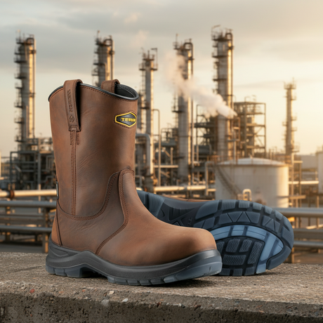 Men's Terra Murphy Wellington Waterproof Composite Toe Pull-On Safety Work Boot 1283DB