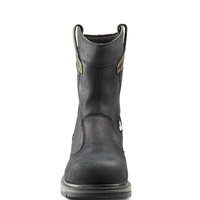 Thumbnail for Men's Terra Black Patton Wellington Waterproof Pull-On Work Boot 4TCBBK