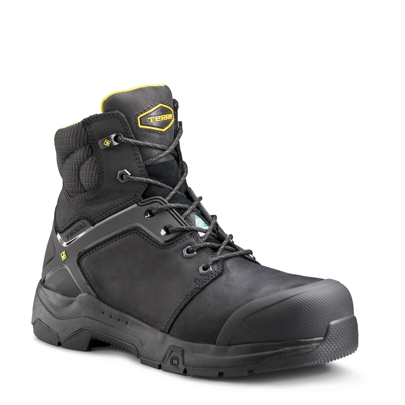 Men's Terra Black Carbine 6" Waterproof Work Boot 8395BK